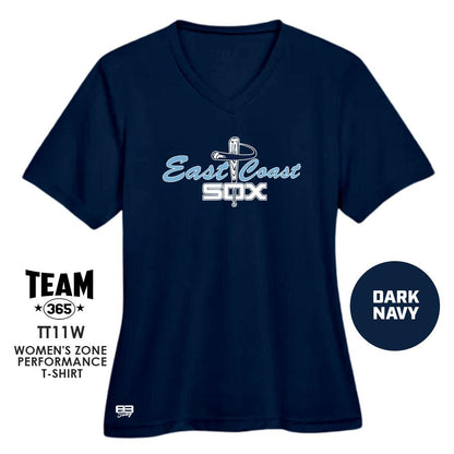 Cool & Dry Performance Women's Shirt - MULTIPLE COLORS AVAILABLE - East Coast Sox Baseball v2 - 83Swag