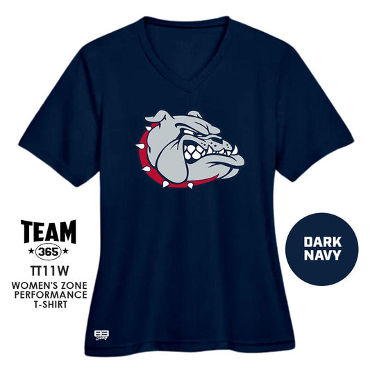 Cool & Dry Performance Women's Shirt - MULTIPLE COLORS AVAILABLE - Maumelle Bulldogs Baseball - 83Swag