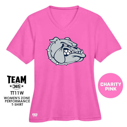 Cool & Dry Performance Women's Shirt - MULTIPLE COLORS AVAILABLE - Maumelle Bulldogs Baseball - 83Swag