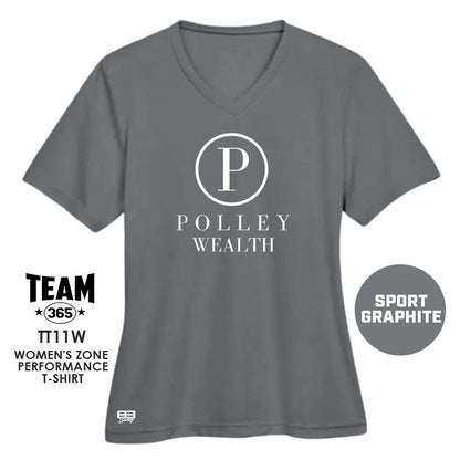 Cool & Dry Performance Women's Shirt - MULTIPLE COLORS AVAILABLE - Polley Wealth Management - 83Swag