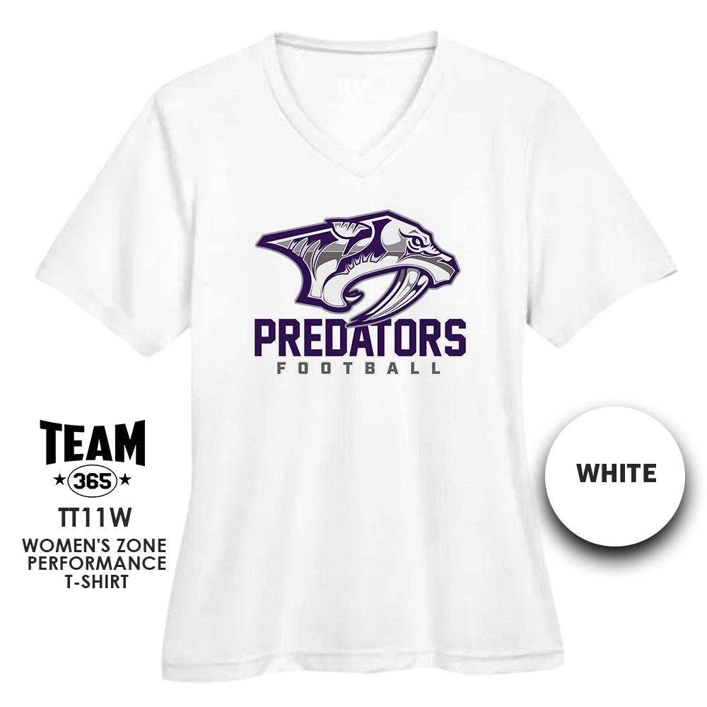 Cool & Dry Performance Women's Shirt - MULTIPLE COLORS AVAILABLE - Predators Football - 83Swag