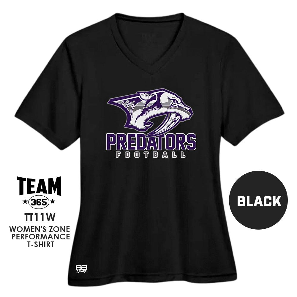 Cool & Dry Performance Women's Shirt - MULTIPLE COLORS AVAILABLE - Predators Football - 83Swag