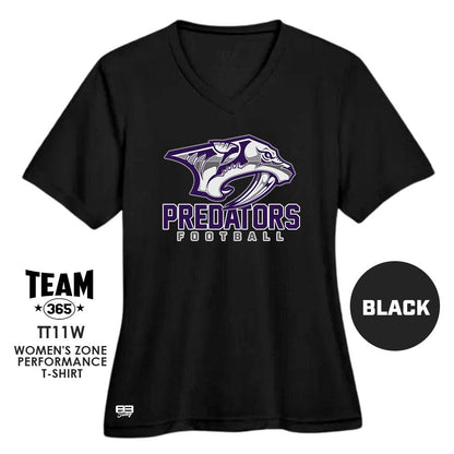 Cool & Dry Performance Women's Shirt - MULTIPLE COLORS AVAILABLE - Predators Football - 83Swag
