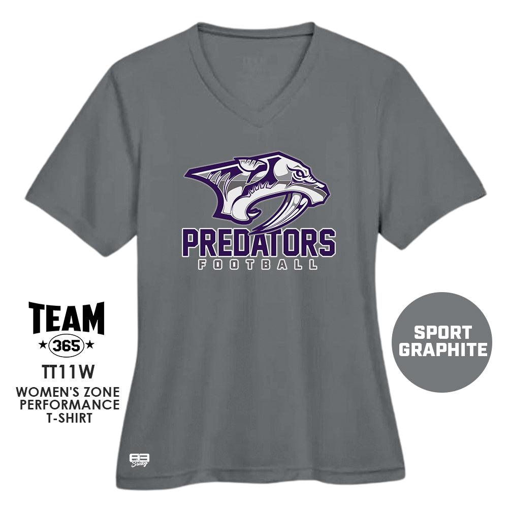 Cool & Dry Performance Women's Shirt - MULTIPLE COLORS AVAILABLE - Predators Football - 83Swag