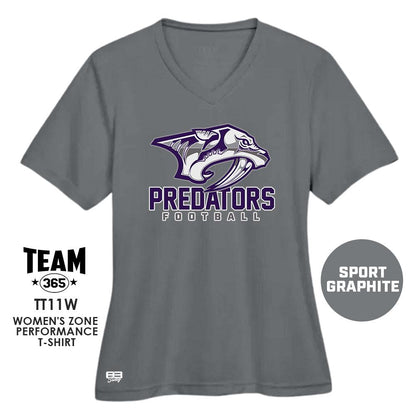 Cool & Dry Performance Women's Shirt - MULTIPLE COLORS AVAILABLE - Predators Football - 83Swag
