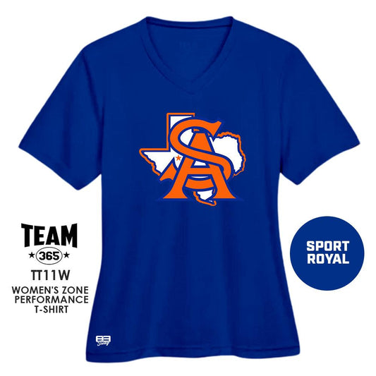 Cool & Dry Performance Women's Shirt - MULTIPLE COLORS AVAILABLE - San Angelo Central Football V1 - 83Swag