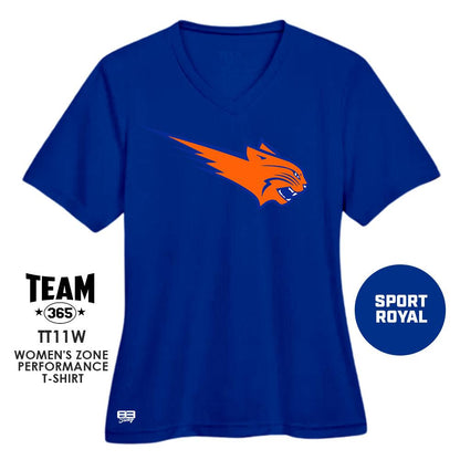 Cool & Dry Performance Women's Shirt - MULTIPLE COLORS AVAILABLE - San Angelo Central Football V2 - 83Swag