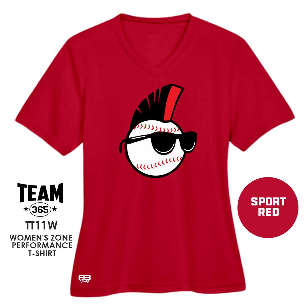 Cool & Dry Performance Women's Shirt - MULTIPLE COLORS AVAILABLE - Screwballs Baseball - 83Swag