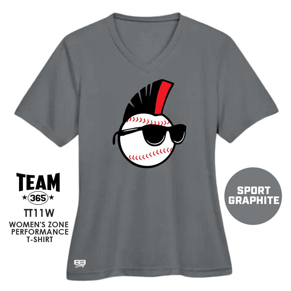 Cool & Dry Performance Women's Shirt - MULTIPLE COLORS AVAILABLE - Screwballs Baseball - 83Swag