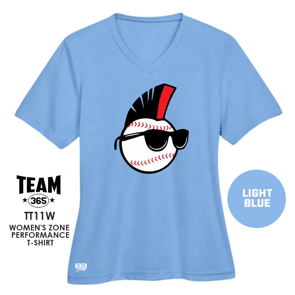 Cool & Dry Performance Women's Shirt - MULTIPLE COLORS AVAILABLE - Screwballs Baseball - 83Swag