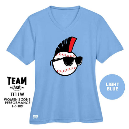 Cool & Dry Performance Women's Shirt - MULTIPLE COLORS AVAILABLE - Screwballs Baseball - 83Swag