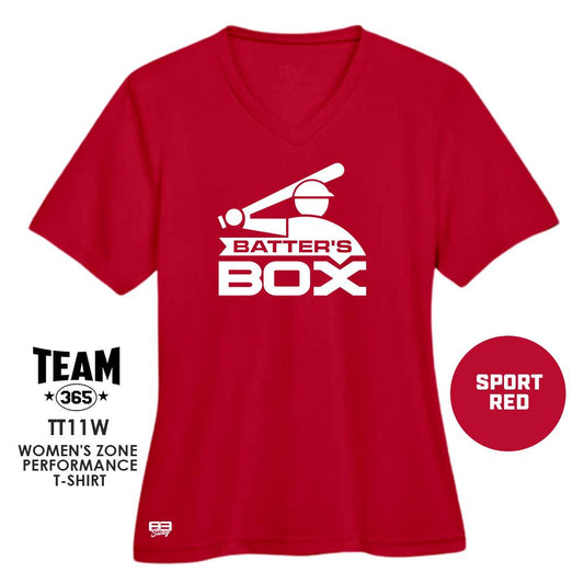 Cool & Dry Performance Women's Shirt - MULTIPLE COLORS AVAILABLE - The Batters Box V1 - 83Swag