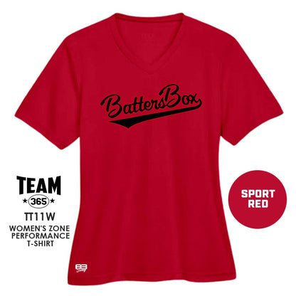 Cool & Dry Performance Women's Shirt - MULTIPLE COLORS AVAILABLE - The Batters Box V2 - 83Swag