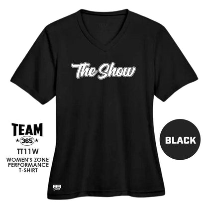 Cool & Dry Performance Women's Shirt - MULTIPLE COLORS AVAILABLE - The Show Baseball - 83Swag