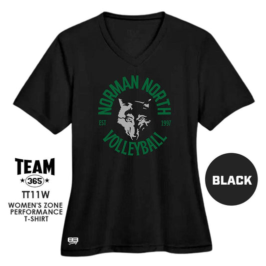 Cool & Dry Performance Women's Shirt - North Norman Volleyball 2 - 83Swag