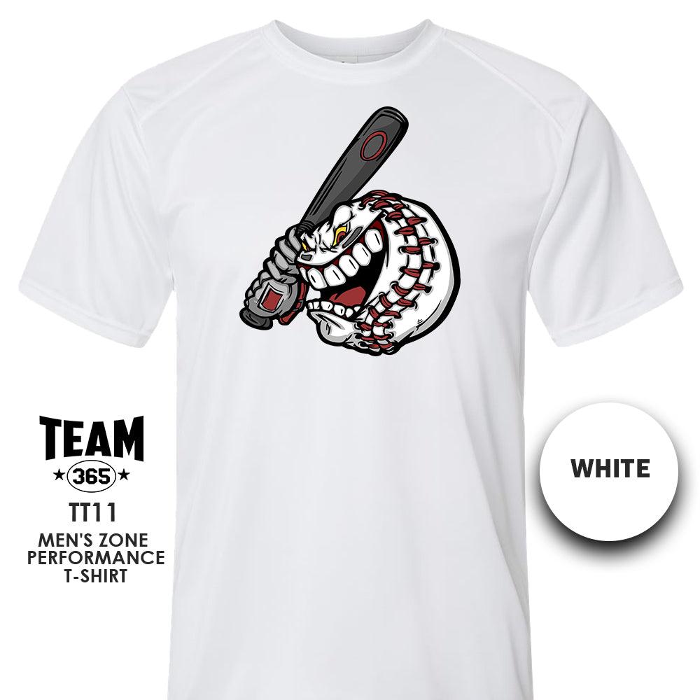 Crew - Performance T-Shirt - MULTIPLE COLORS AVAILABLE - Bat Attack Baseball 2 - 83Swag