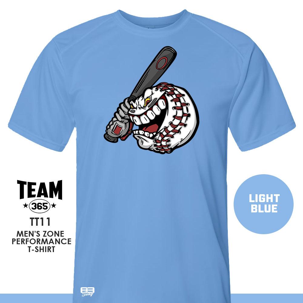 Crew - Performance T-Shirt - MULTIPLE COLORS AVAILABLE - Bat Attack Baseball 2 - 83Swag