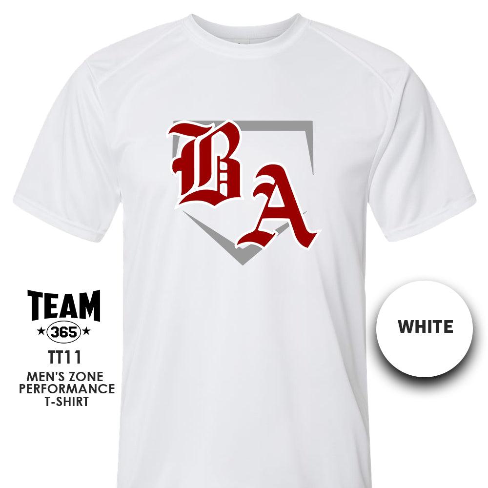 Crew - Performance T-Shirt - MULTIPLE COLORS AVAILABLE - Bat Attack Baseball - 83Swag