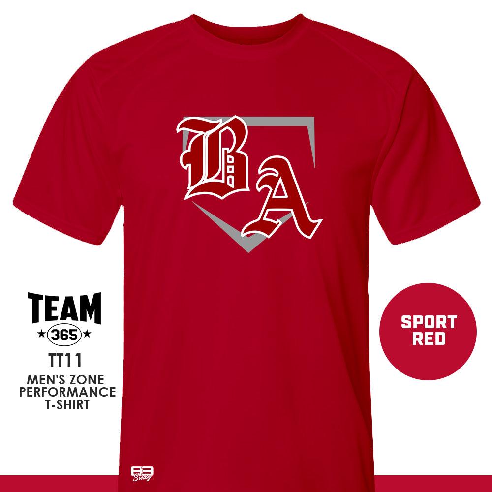 Crew - Performance T-Shirt - MULTIPLE COLORS AVAILABLE - Bat Attack Baseball - 83Swag