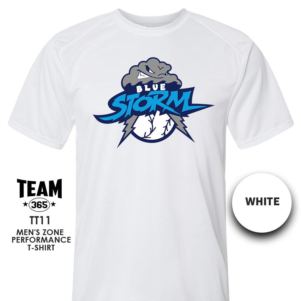 Crew - Performance T-Shirt - MULTIPLE COLORS AVAILABLE - Blue Storm Baseball - 83Swag