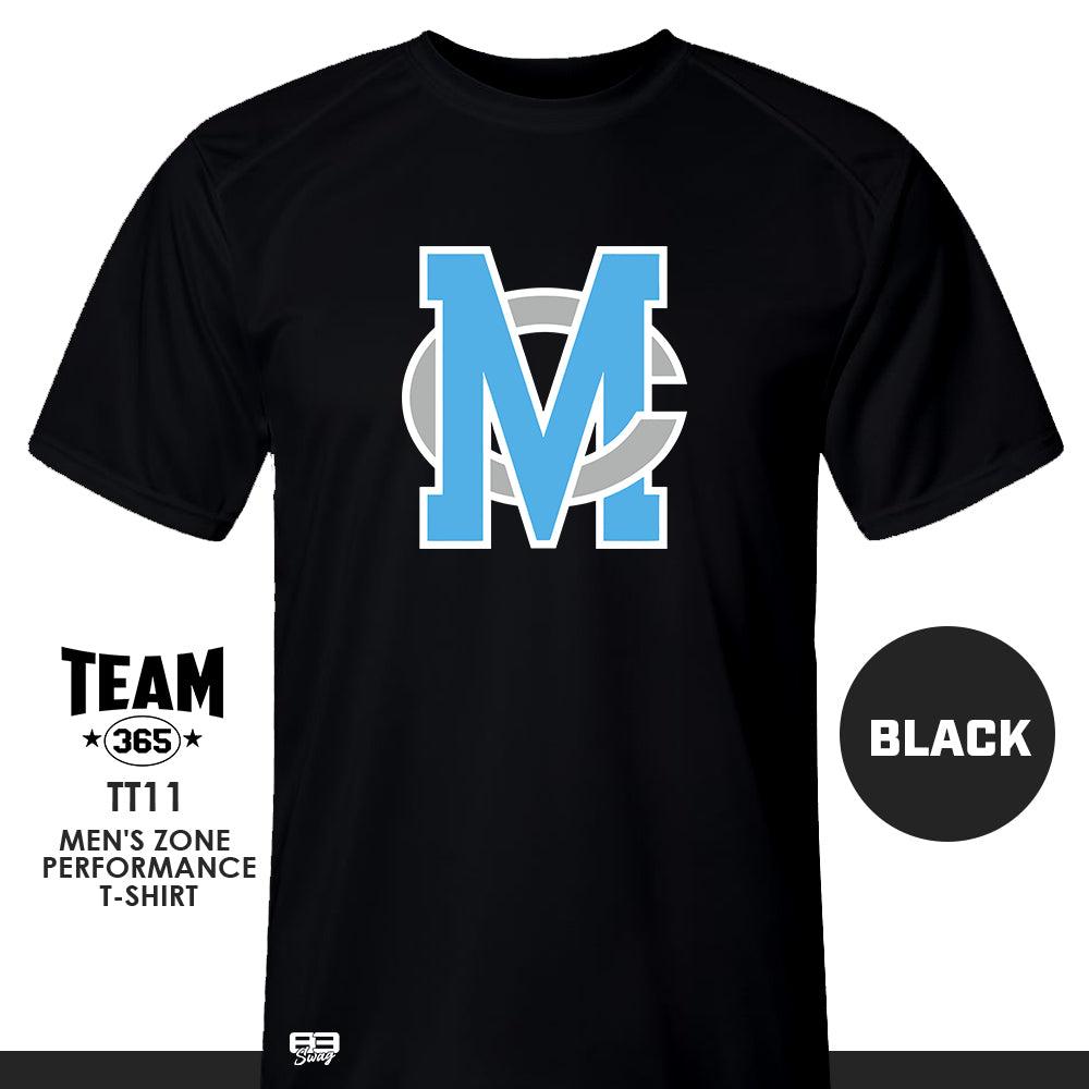 Crew - Performance T-Shirt - MULTIPLE COLORS AVAILABLE - MC Stallions Baseball - 83Swag