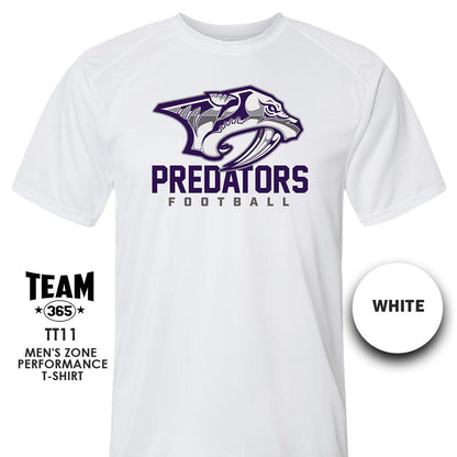 Crew - Performance T-Shirt - MULTIPLE COLORS AVAILABLE - Predators Football - 83Swag