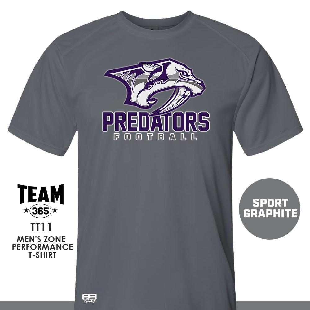 Crew - Performance T-Shirt - MULTIPLE COLORS AVAILABLE - Predators Football - 83Swag