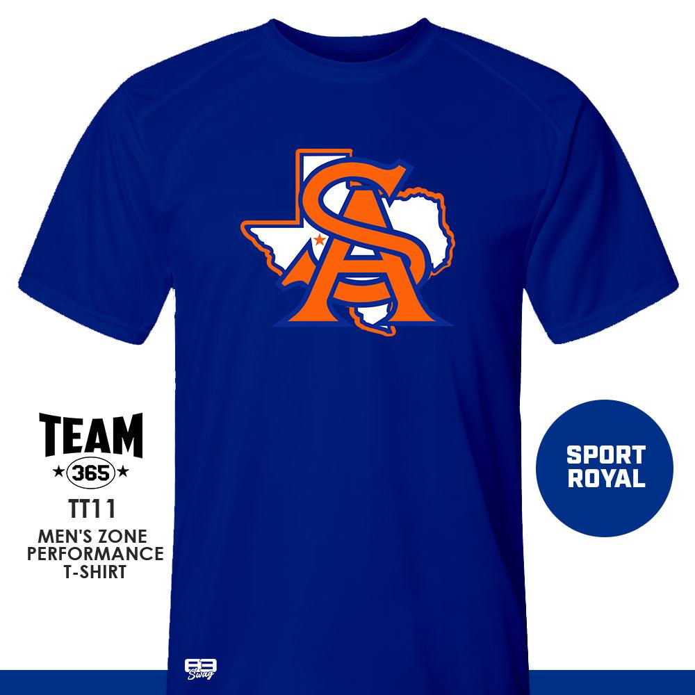 Crew - Performance T-Shirt - MULTIPLE COLORS AVAILABLE - San Angelo Central Football V1 - 83Swag