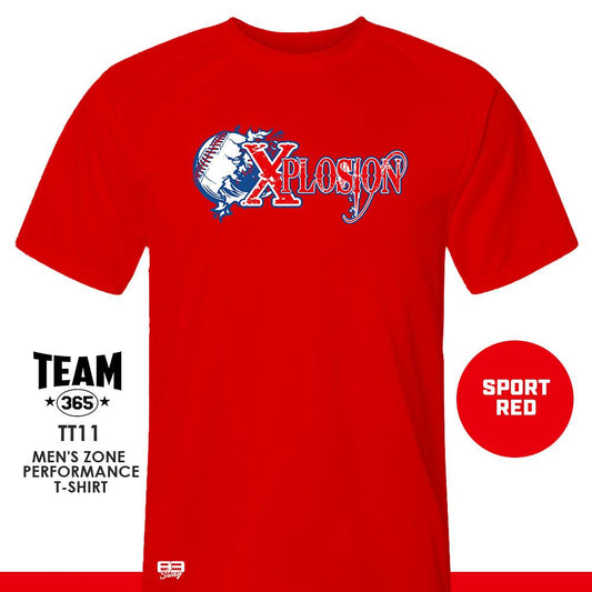 Crew - Performance T-Shirt - MULTIPLE COLORS AVAILABLE - Xplosion Baseball - 83Swag