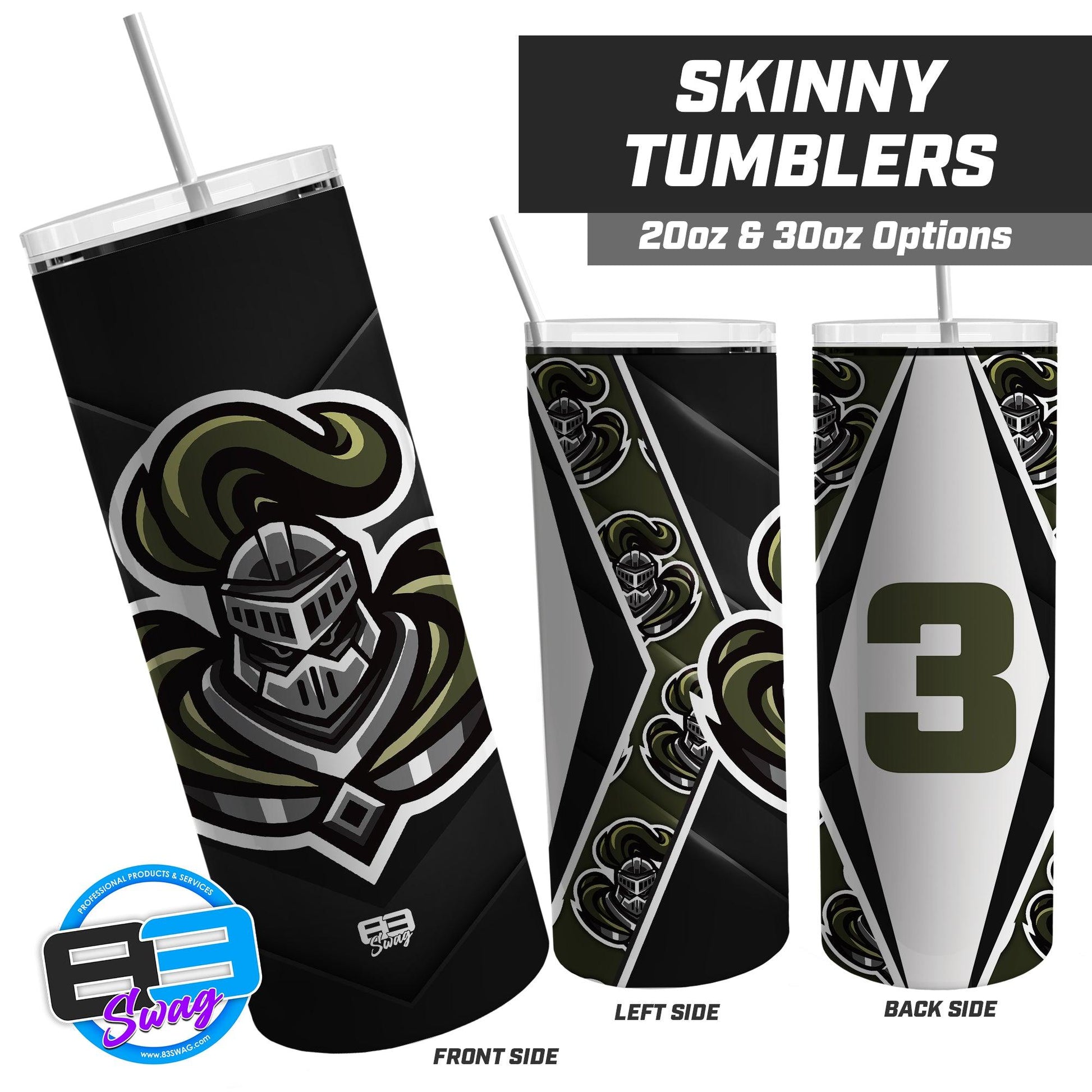 Crusaders Baseball - 20oz & 30oz Skinny Tumbler - 83Swag