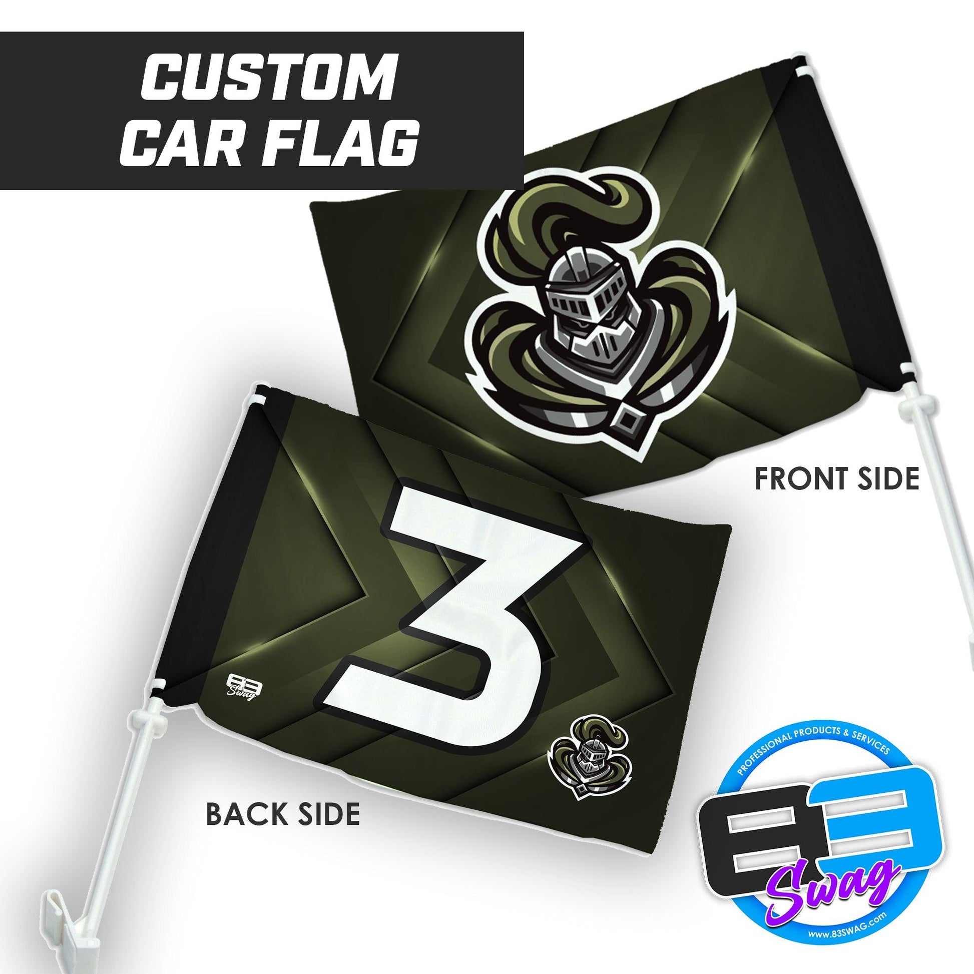 Crusaders Baseball - Car Flag - 83Swag