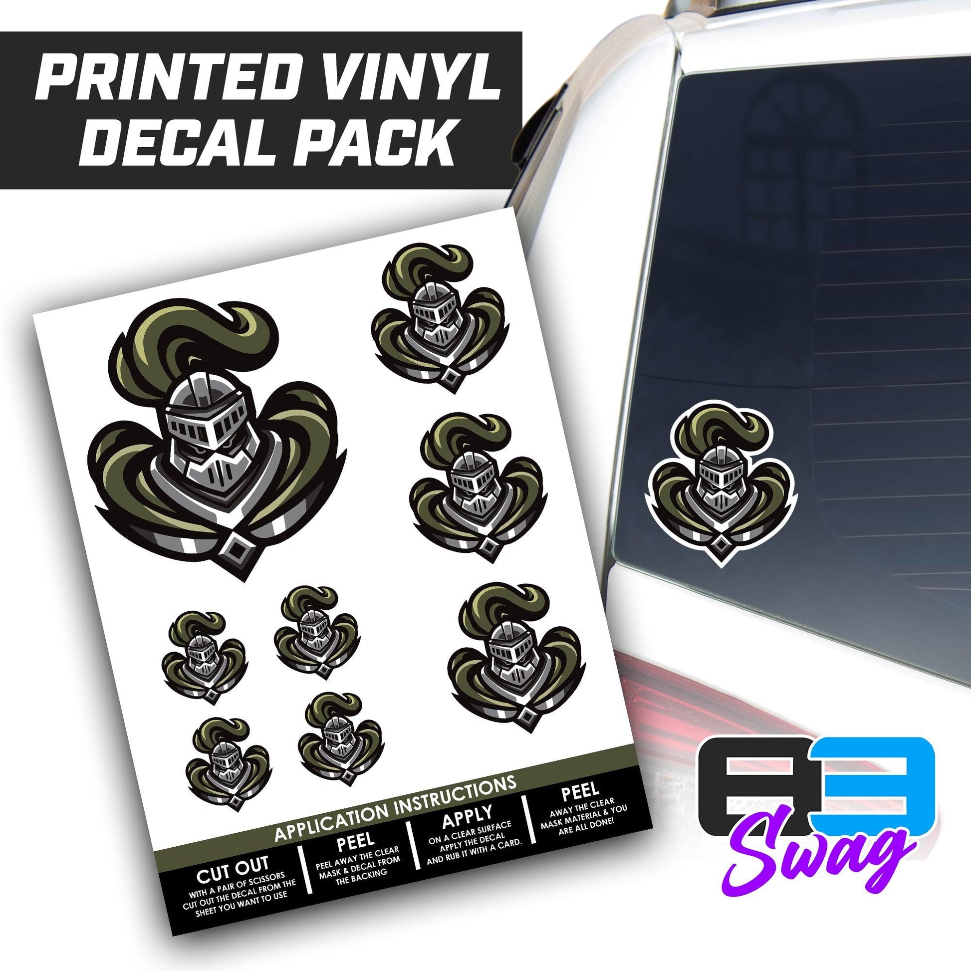 Crusaders Baseball - Logo Decal Pack Sheet - 83Swag