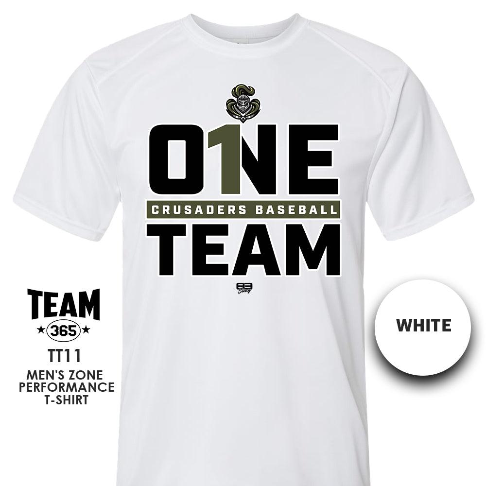 Crusaders Baseball - ONE TEAM - Crew - Performance T-Shirt - 83Swag