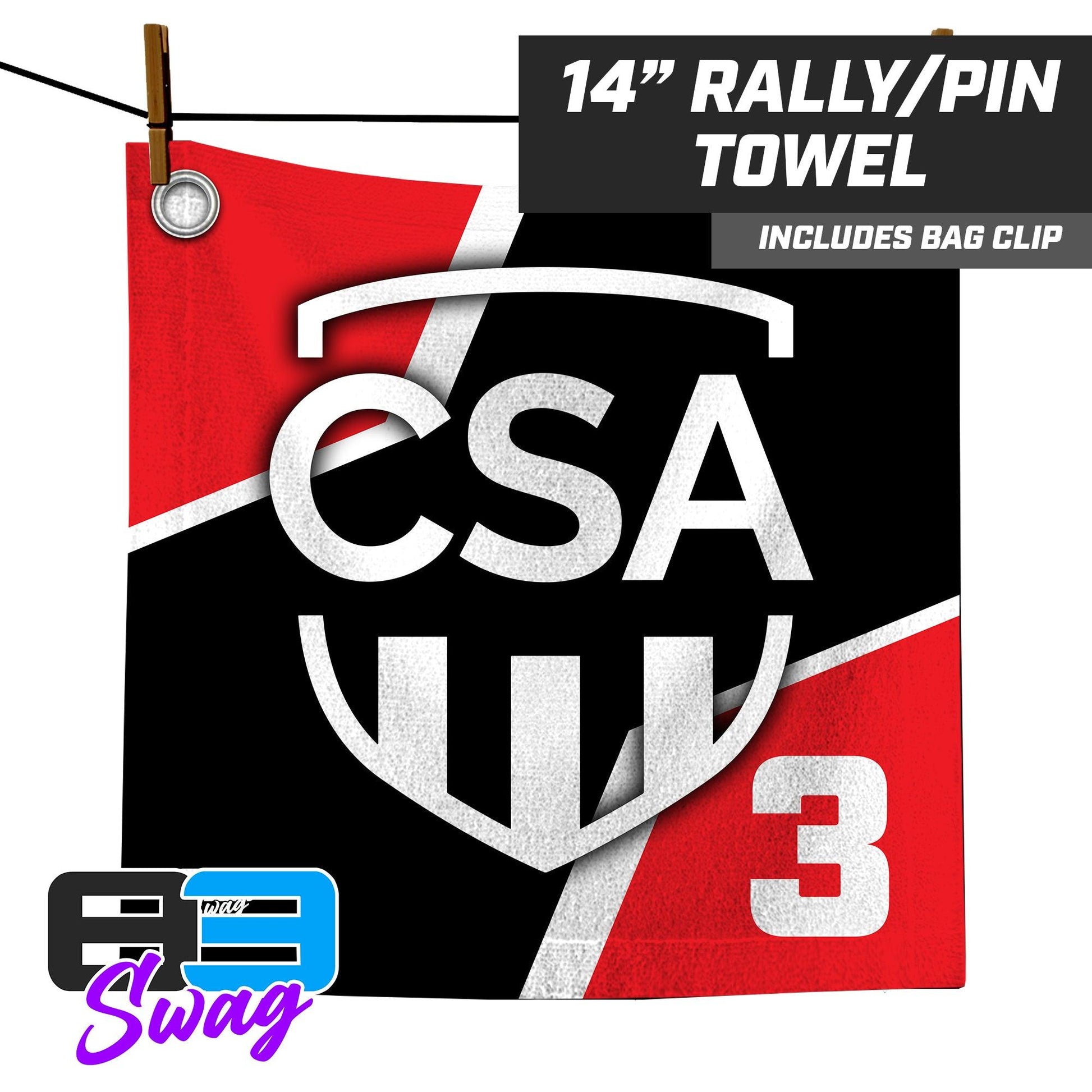 CSA Sports 2024 Edition - 14"x14" Rally Towel - 83Swag