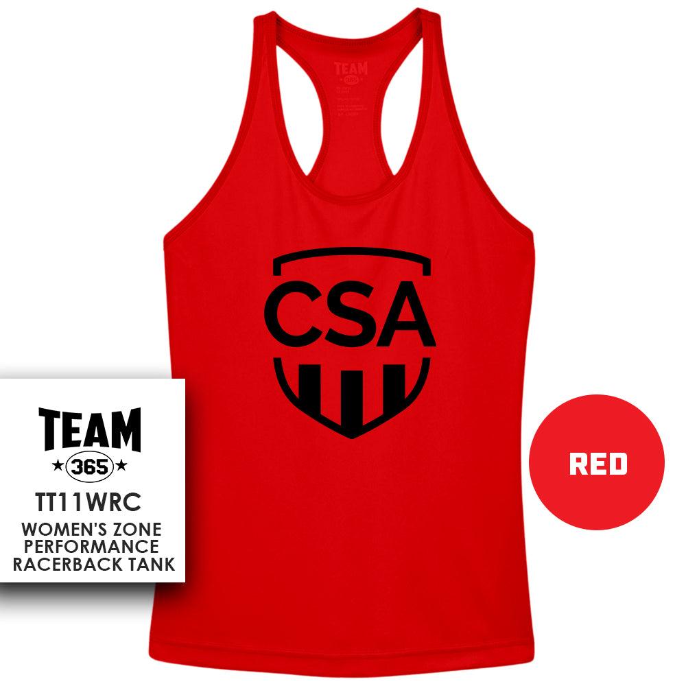 CSA Sports - Performance Women’s Racerback T - MULTIPLE COLORS AVAILABLE - 83Swag