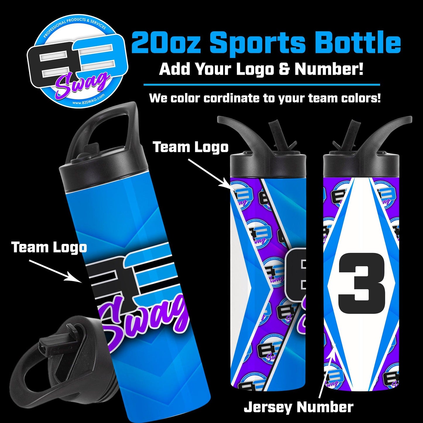 Custom 20oz Sports Tumbler - 83Swag