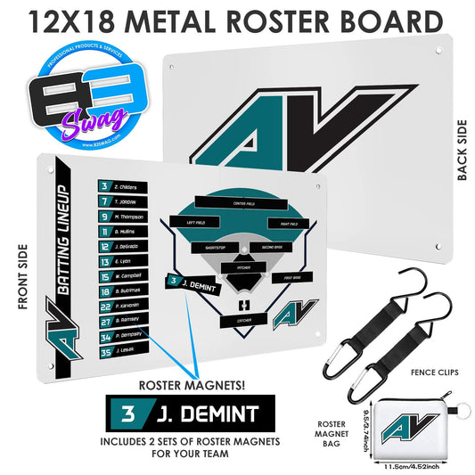 Custom Baseball/Softball Team Roster Magnetic Board - Intensity Softball - 83Swag