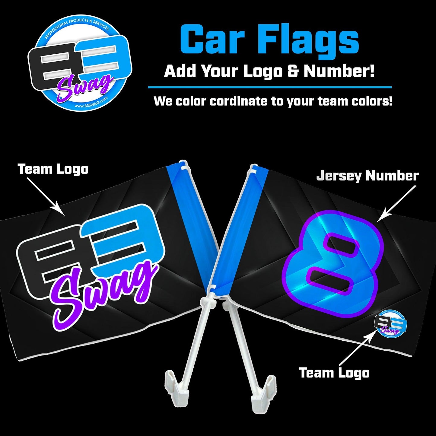 Custom Car Flag - 83Swag