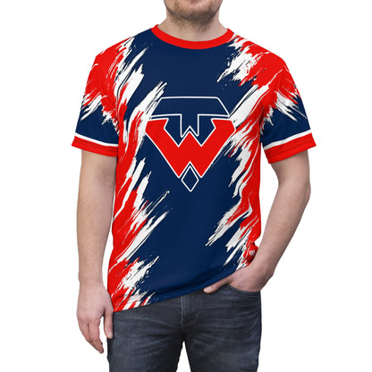 AOP - Men's Full Sublimation Cut & Sew Tee - Tampa Warriors Baseball