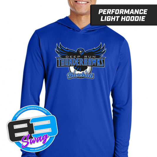 Deep Run Thunderhawks Baseball - Lightweight Performance Hoodie - 83Swag