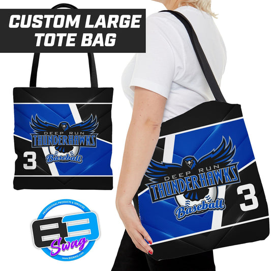 Deep Run Thunderhawks Baseball - Tote Bag - 83Swag