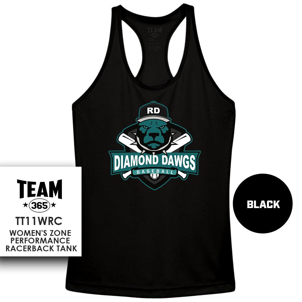 Diamond Dawgs 2024 Edition - Performance Women’s Racerback T - MULTIPLE COLORS AVAILABLE - 83Swag