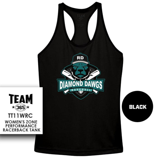 Diamond Dawgs 2024 Edition - Performance Women’s Racerback T - MULTIPLE COLORS AVAILABLE - 83Swag
