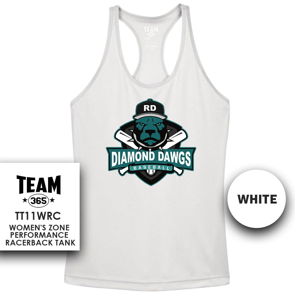 Diamond Dawgs 2024 Edition - Performance Women’s Racerback T - MULTIPLE COLORS AVAILABLE - 83Swag