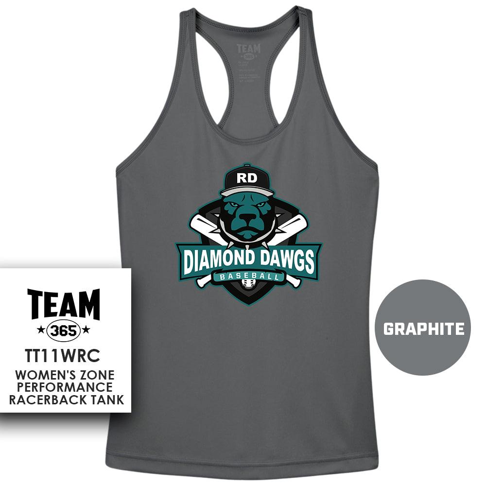 Diamond Dawgs 2024 Edition - Performance Women’s Racerback T - MULTIPLE COLORS AVAILABLE - 83Swag