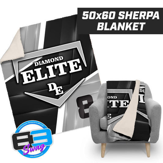 Diamond Elite Softball - 50”x60” Plush Sherpa Blanket - 83Swag