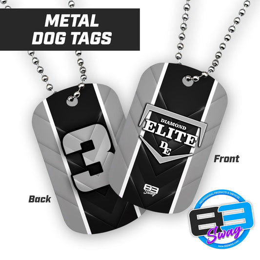 Diamond Elite Softball - Double Sided Dog Tags - Includes Chain - 83Swag