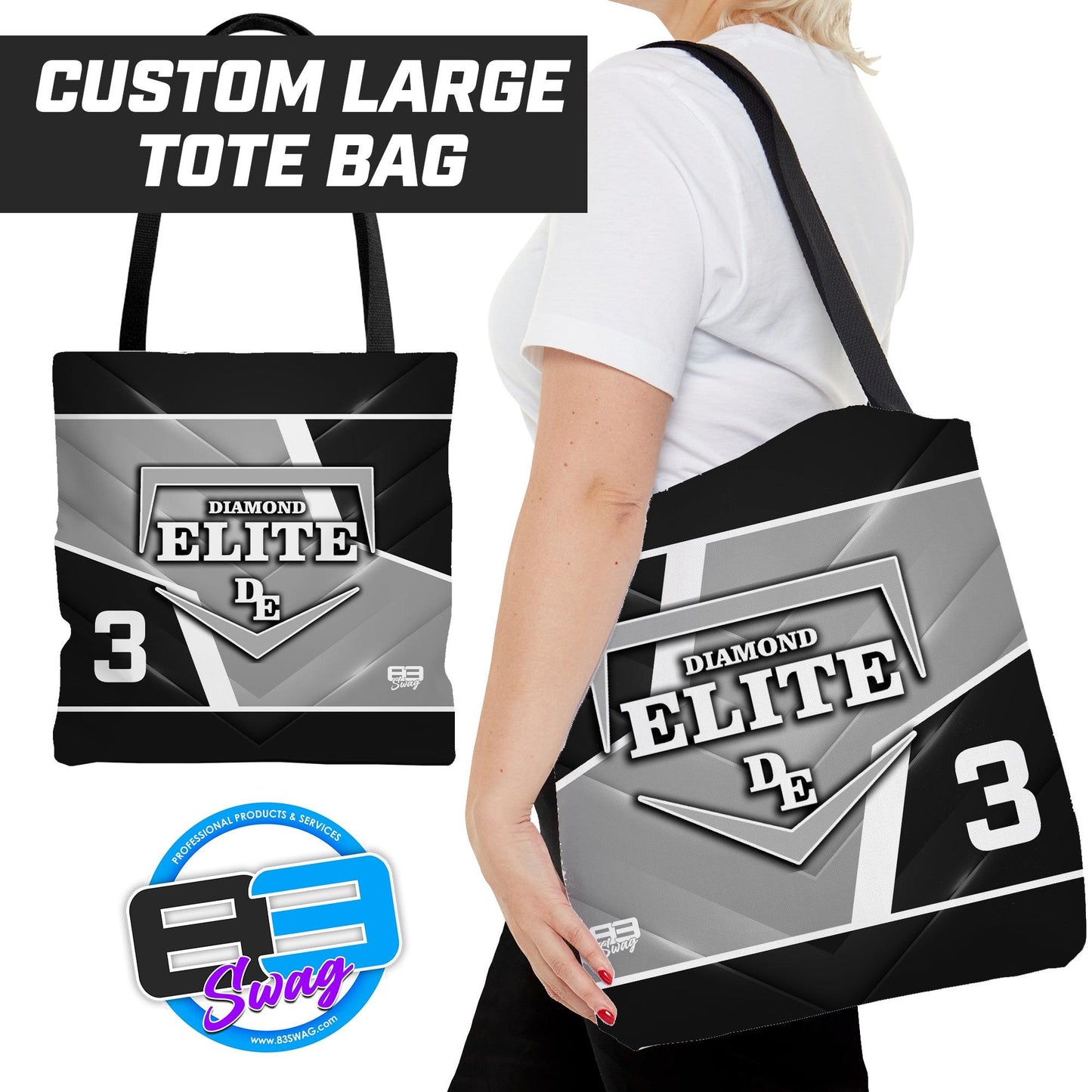 Diamond Elite Softball - Tote Bag - 83Swag