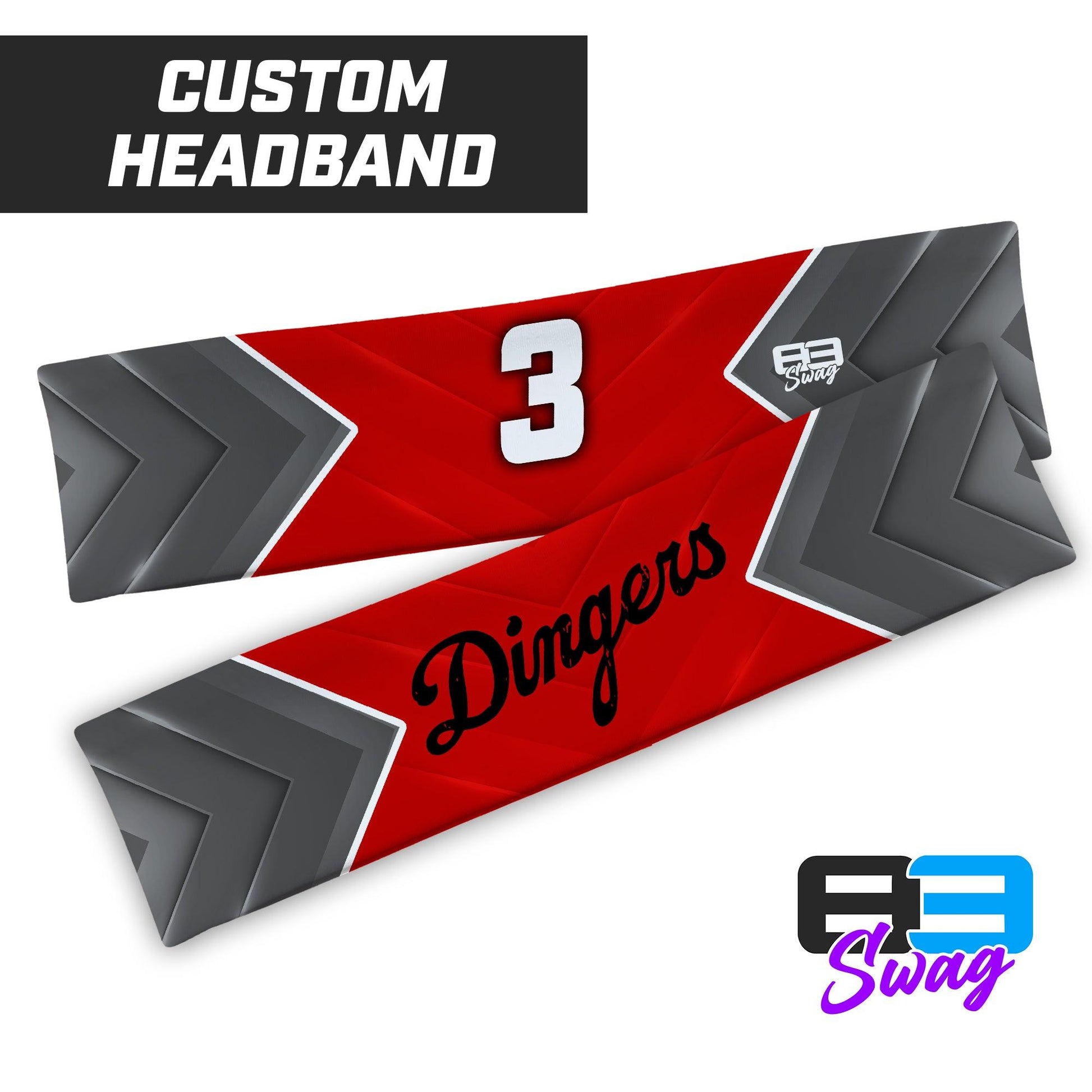 Dingers Baseball - Headband - 83Swag