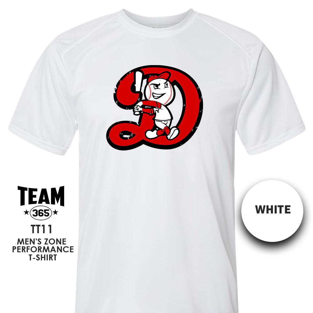 Dingers Baseball - V1 - Crew - Performance T-Shirt - MULTIPLE COLORS AVAILABLE - 83Swag